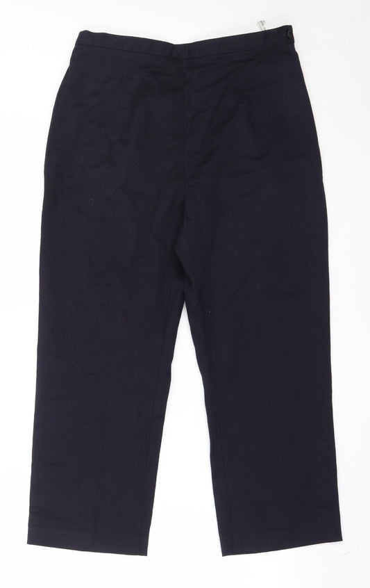 Womens UK Size 12 Berkertex Regular Fit Blue Trousers