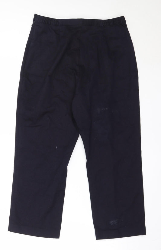 Womens UK Size 12 Berkertex Regular Fit Blue Trousers