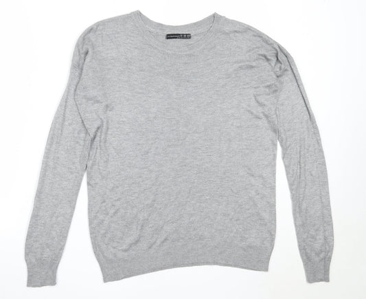Womens UK Size 8 Atmosphere Grey Pullover Jumper