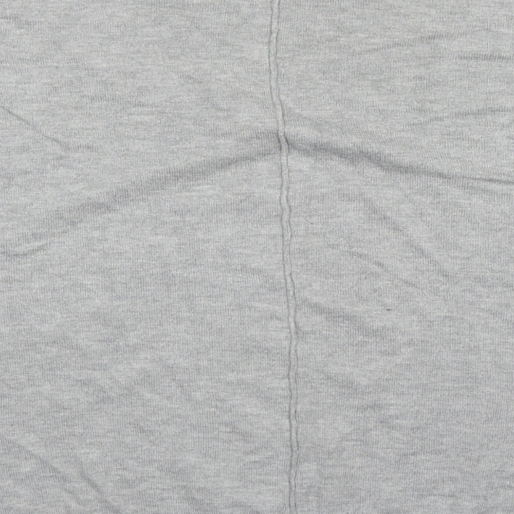 F&F Womens Grey Crew Neck Viscose Pullover Jumper Size 14