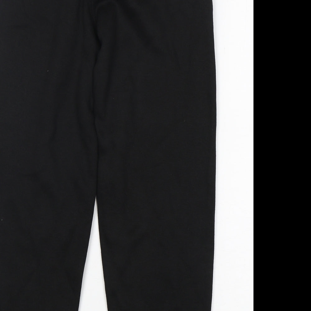 British Eagle Mens Black Cotton Sweatpants Trousers Size S L28 in Regular