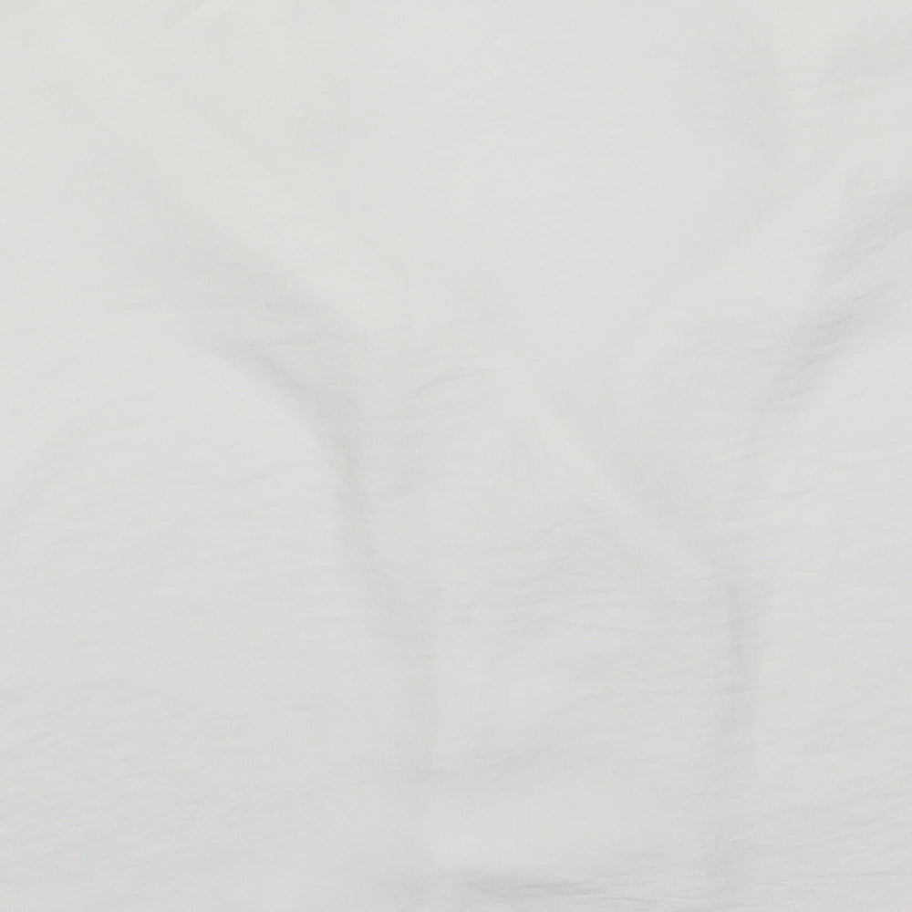 Primark Womens White Jacket Size 14 Button