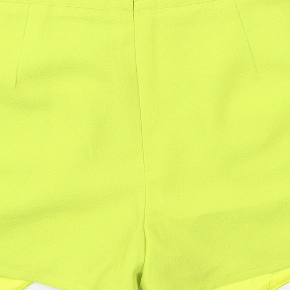 New Look Girls Green Polyester A-Line Skort Size 12 Years Regular Zip
