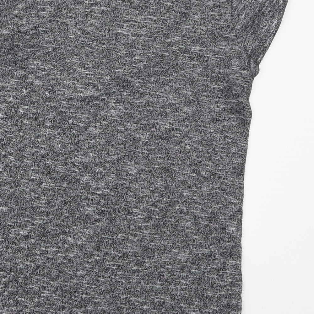 Womens UK Size 6 Atmosphere Grey Basic T-Shirt