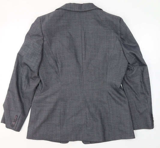 Womens UK Size 14 For Women Regular Grey Blazer