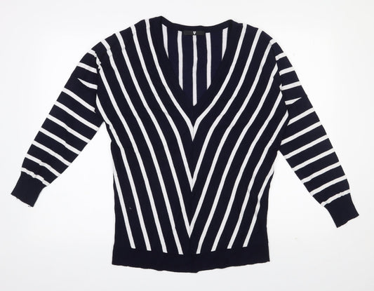 Womens UK Size 8 Very Blue Pullover Jumper