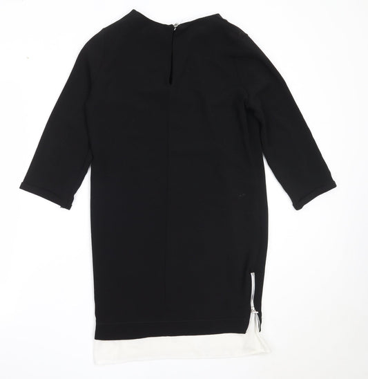 Primark Womens Black Polyester Shift Size 8 Round Neck