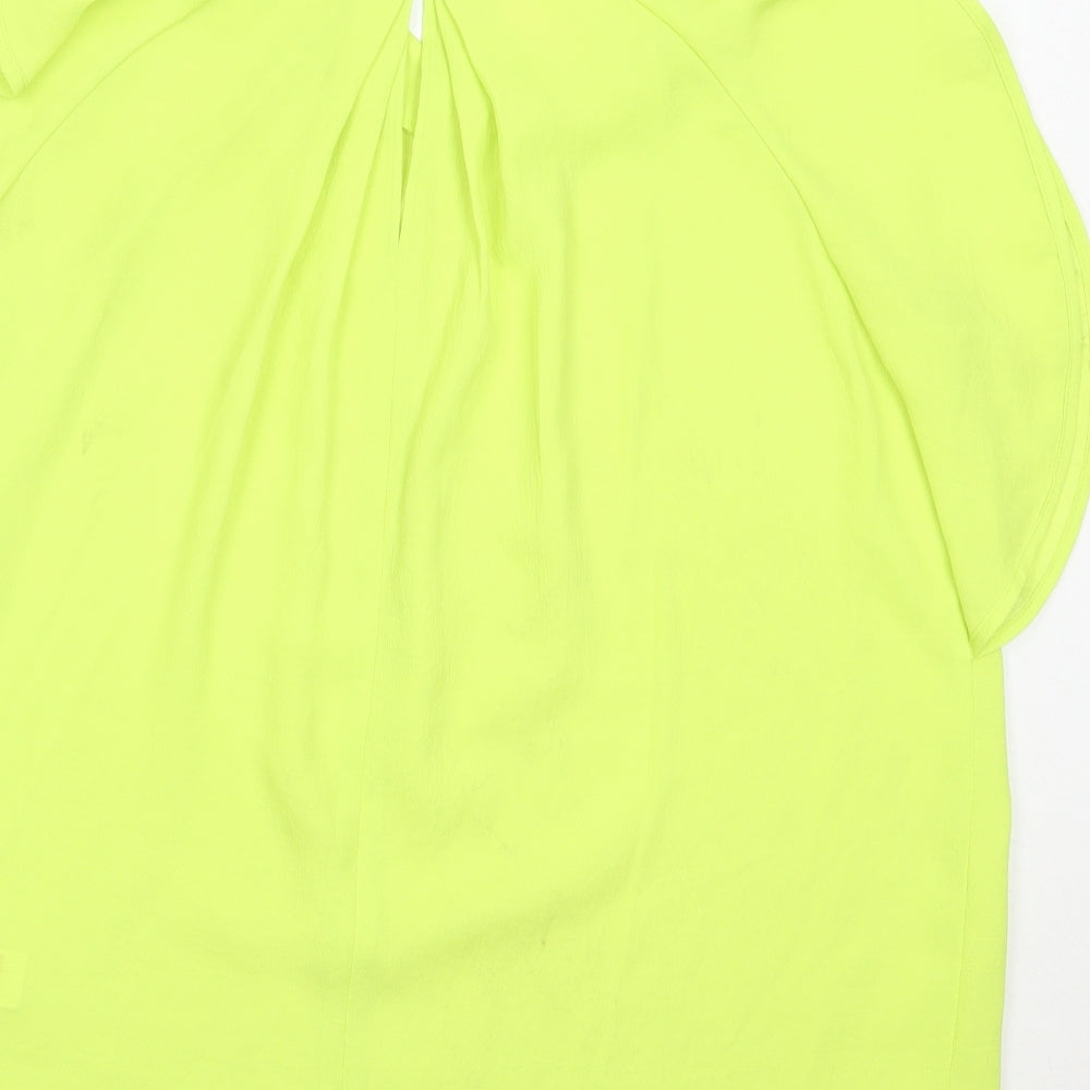 Womens UK Size 12 NEXT Green Basic Blouse