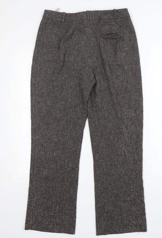 Womens UK Size 30 in Minuet Regular Fit Brown Trousers