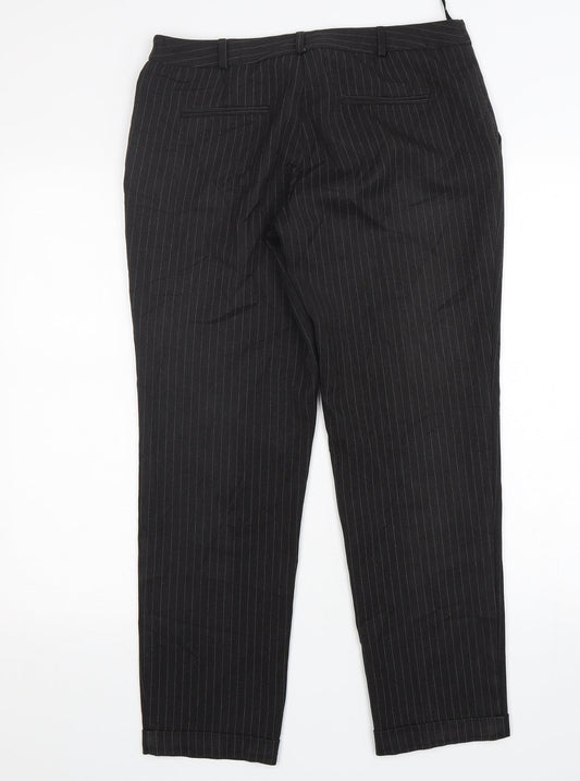 Womens UK Size 10 Dorothy Perkins Regular Fit Grey Trousers
