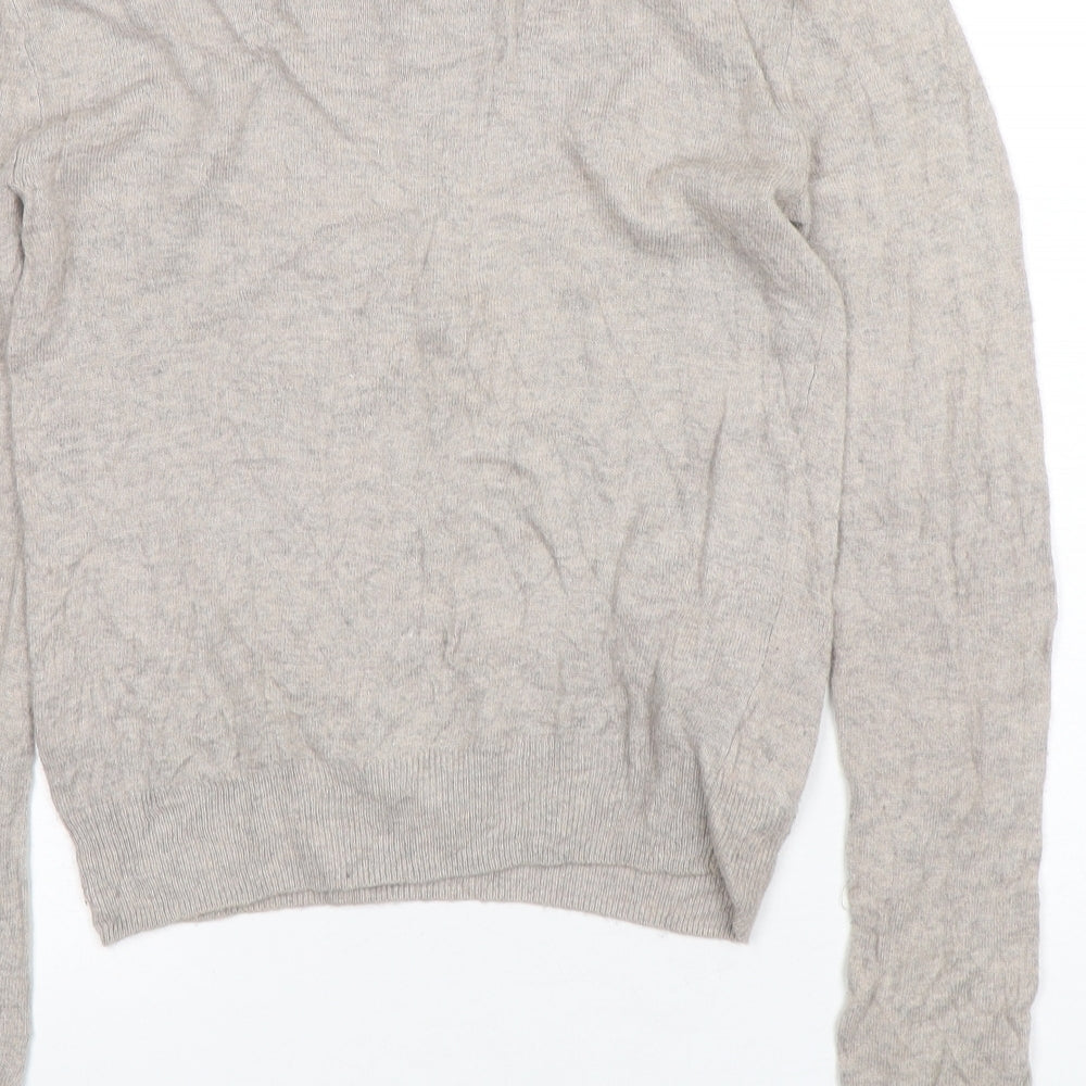 Womens UK Size 6 Topshop Beige Pullover Jumper