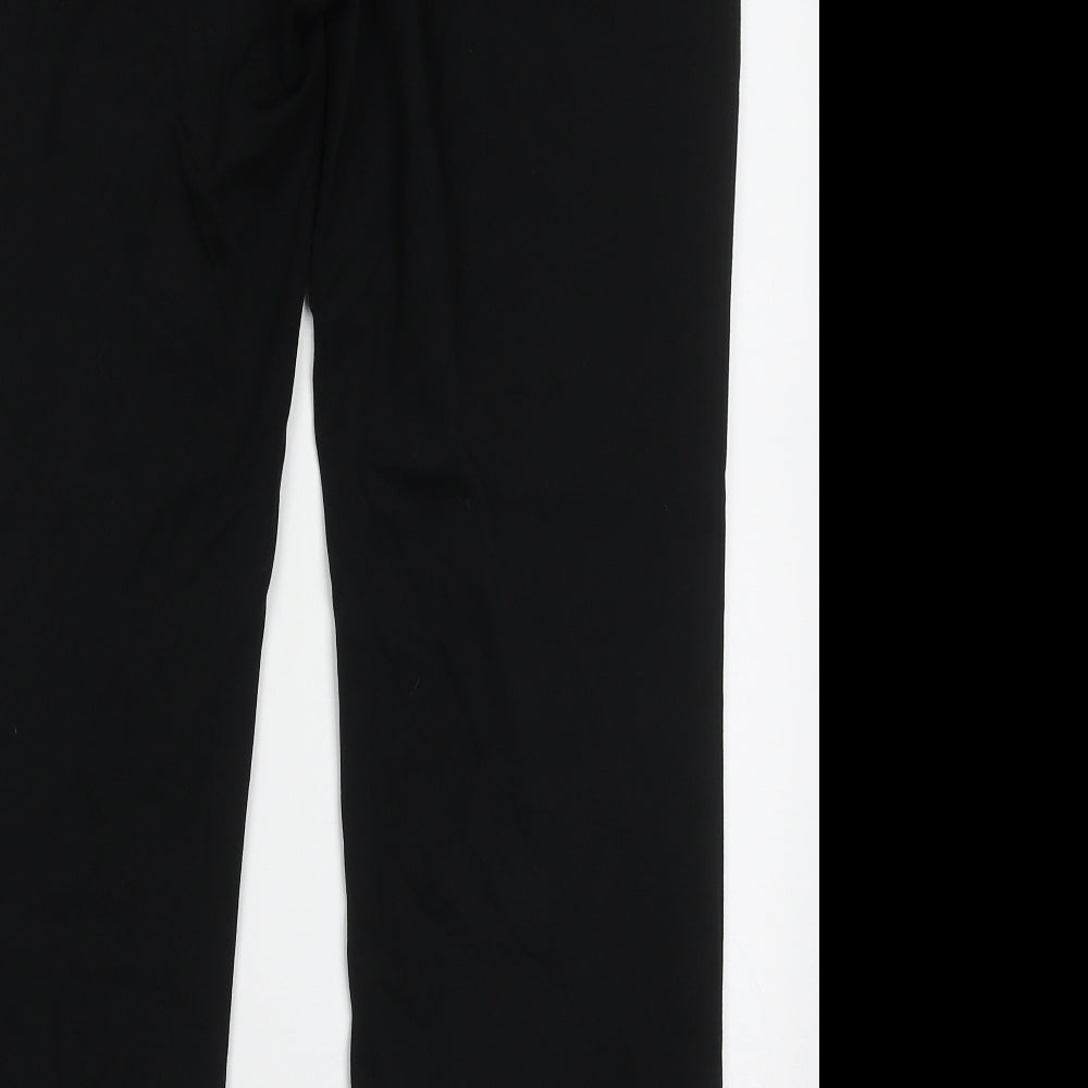 Womens UK Size 14 Marks and Spencer Regular Fit Black Trousers