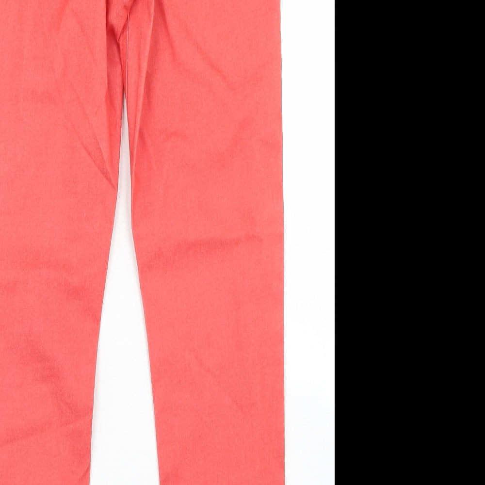 Womens UK Size 10 Marks & Spencer Regular Fit Jegging Orange Jeans