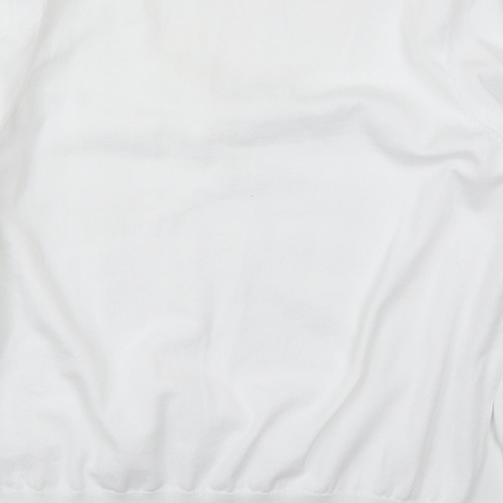 Womens UK Size L Dunnes White Pullover Jumper