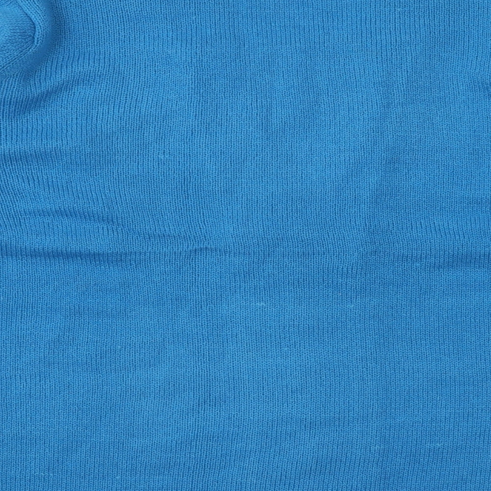 Womens UK Size L Preworn Blue Pullover Jumper