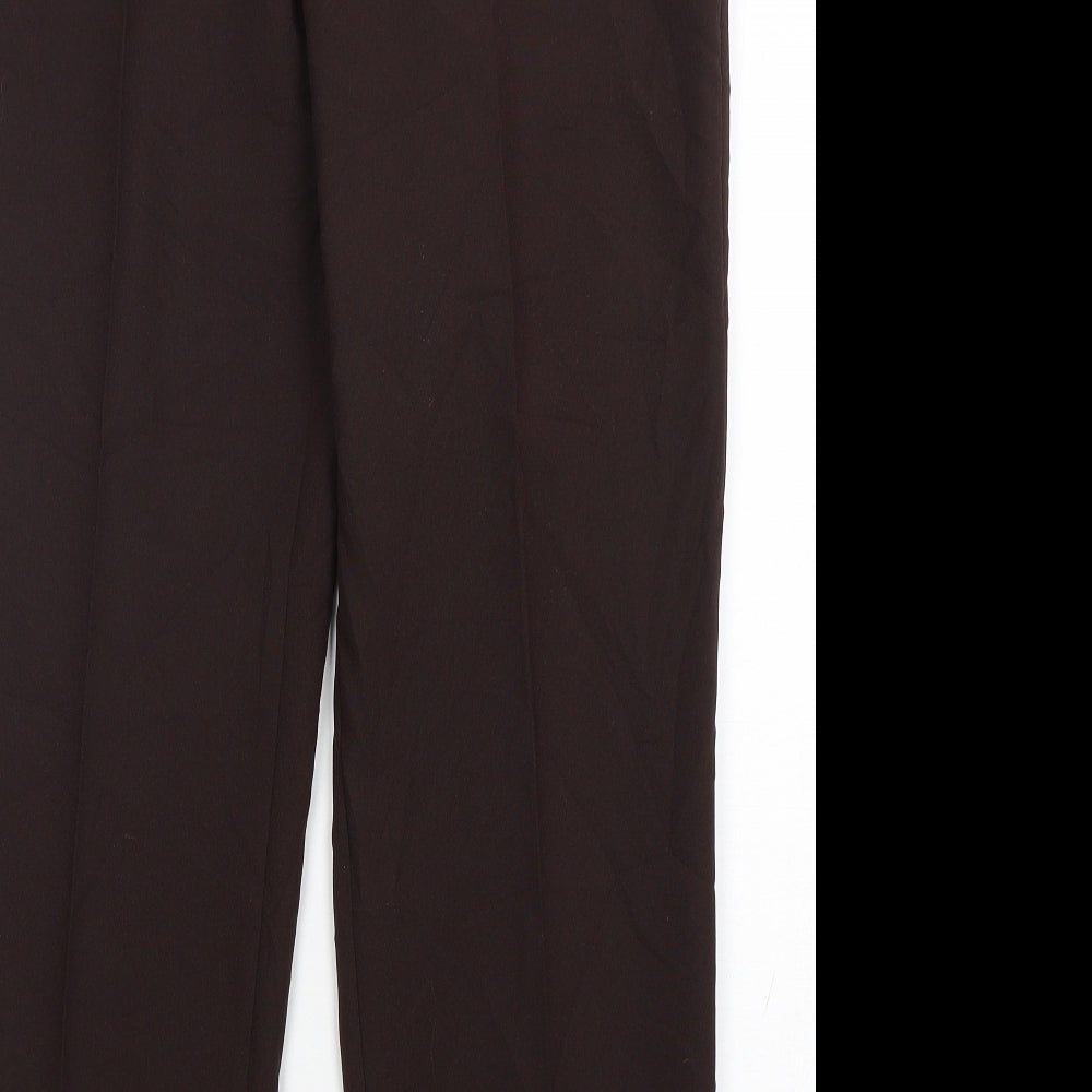 Womens UK Size 18 Emma Collection Regular Fit Brown Trousers