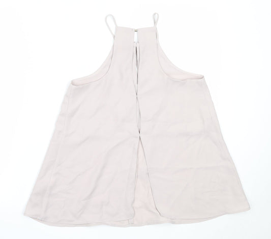 Womens UK Size 8 River Island Grey Camisole Blouse