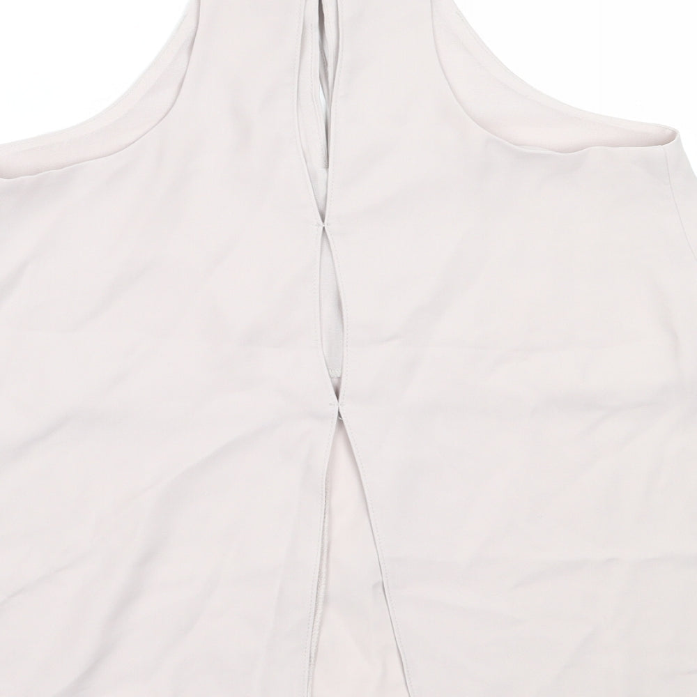 Womens UK Size 8 River Island Grey Camisole Blouse