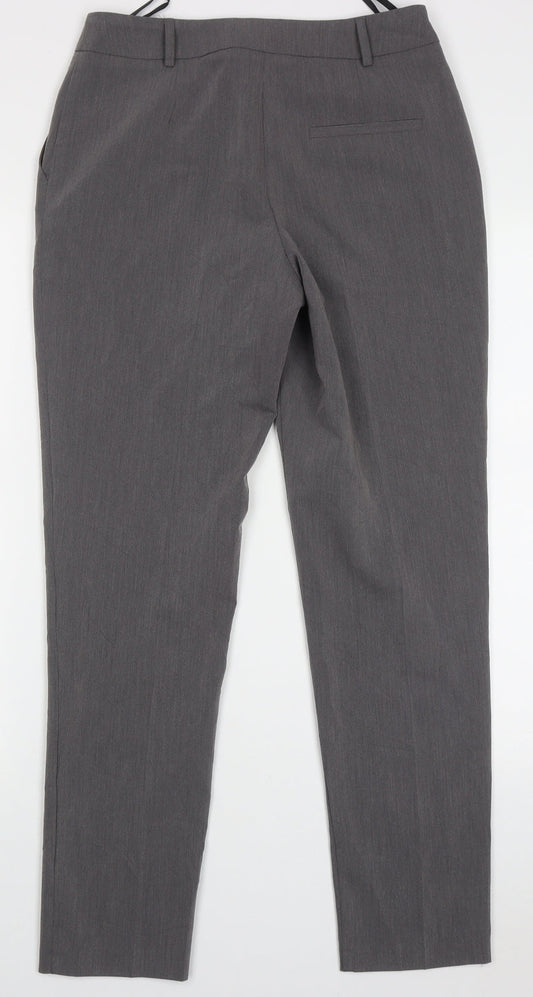Womens UK Size 8 Dorothy Perkins Regular Fit Grey Trousers