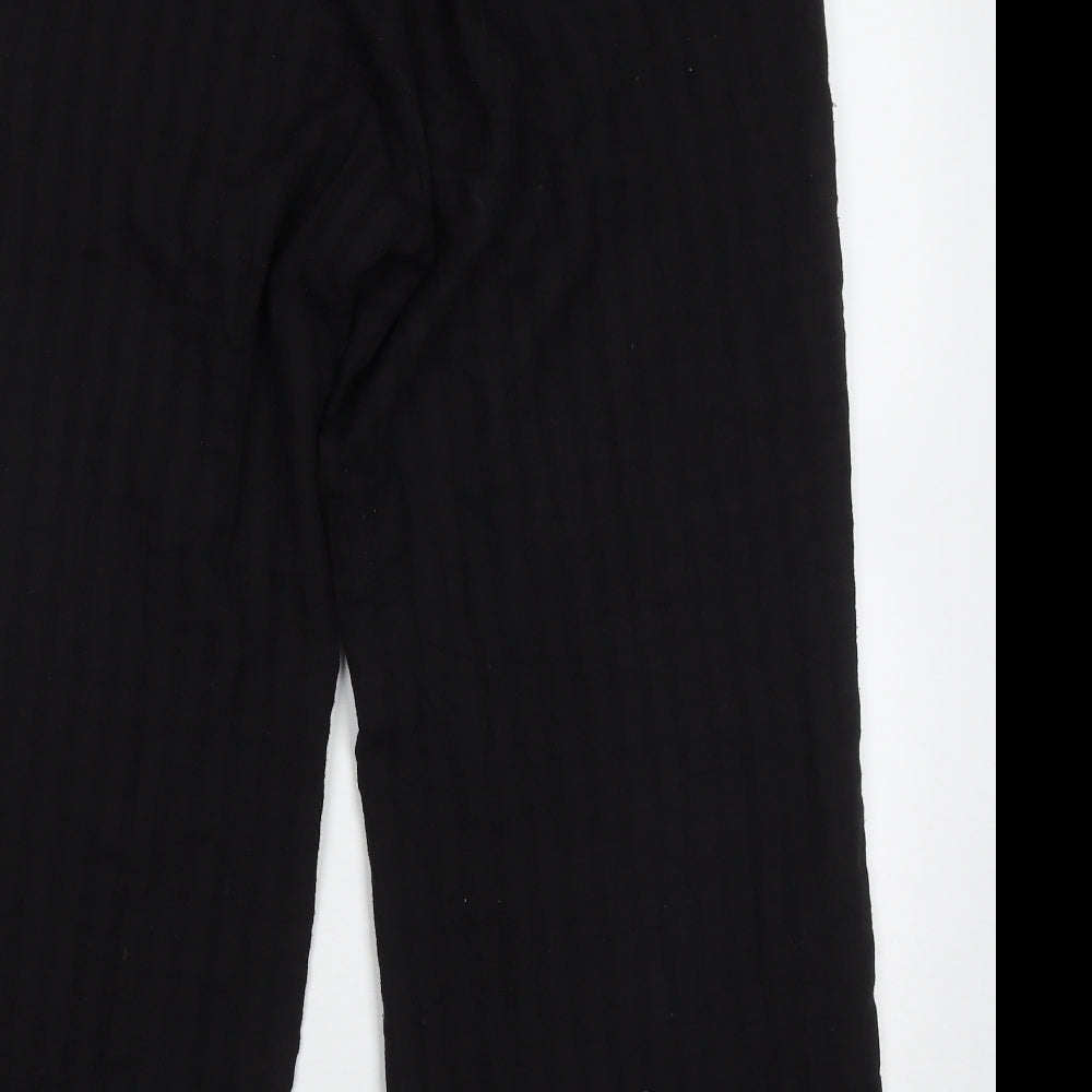 Womens UK Size XL Signature Regular Fit Black Trousers