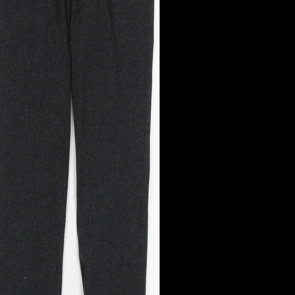 Womens UK Size 8 Preworn Capri Grey Leggings