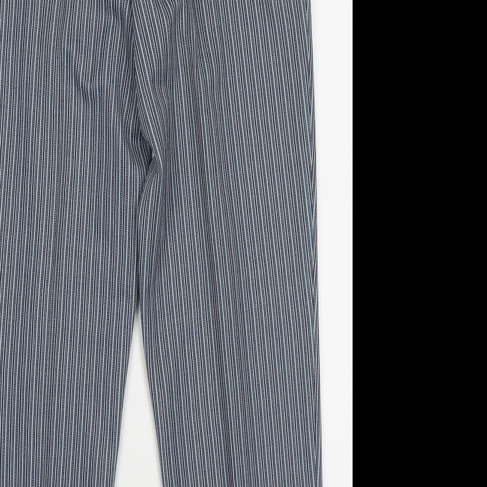 Womens UK Size 14 Marks and Spencer Regular Fit Blue Trousers