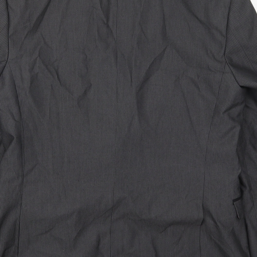 Mens UK Size 40 Red Herring Regular Grey Suit Jacket