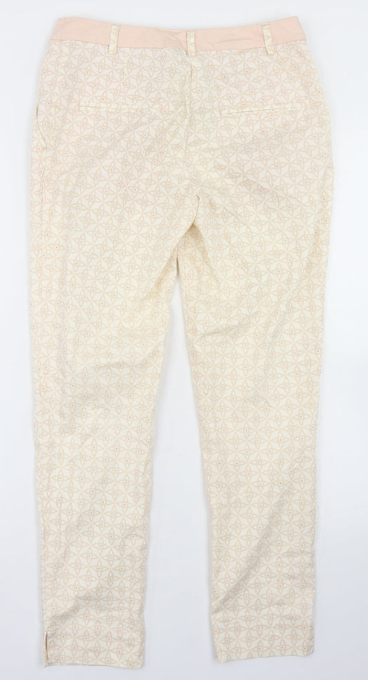 Womens UK Size 6 H&M Regular Fit Pedal Pusher Pink Trousers