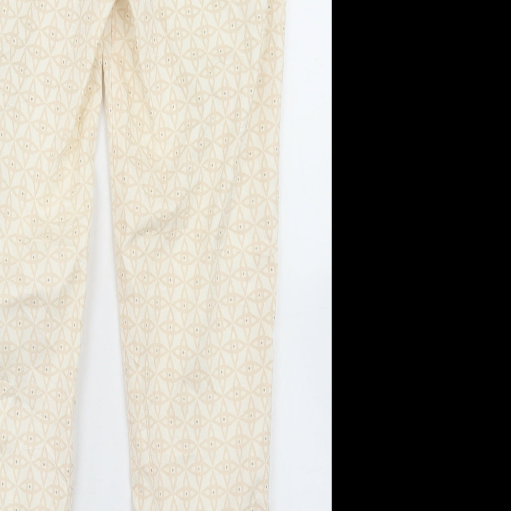 Womens UK Size 6 H&M Regular Fit Pedal Pusher Pink Trousers