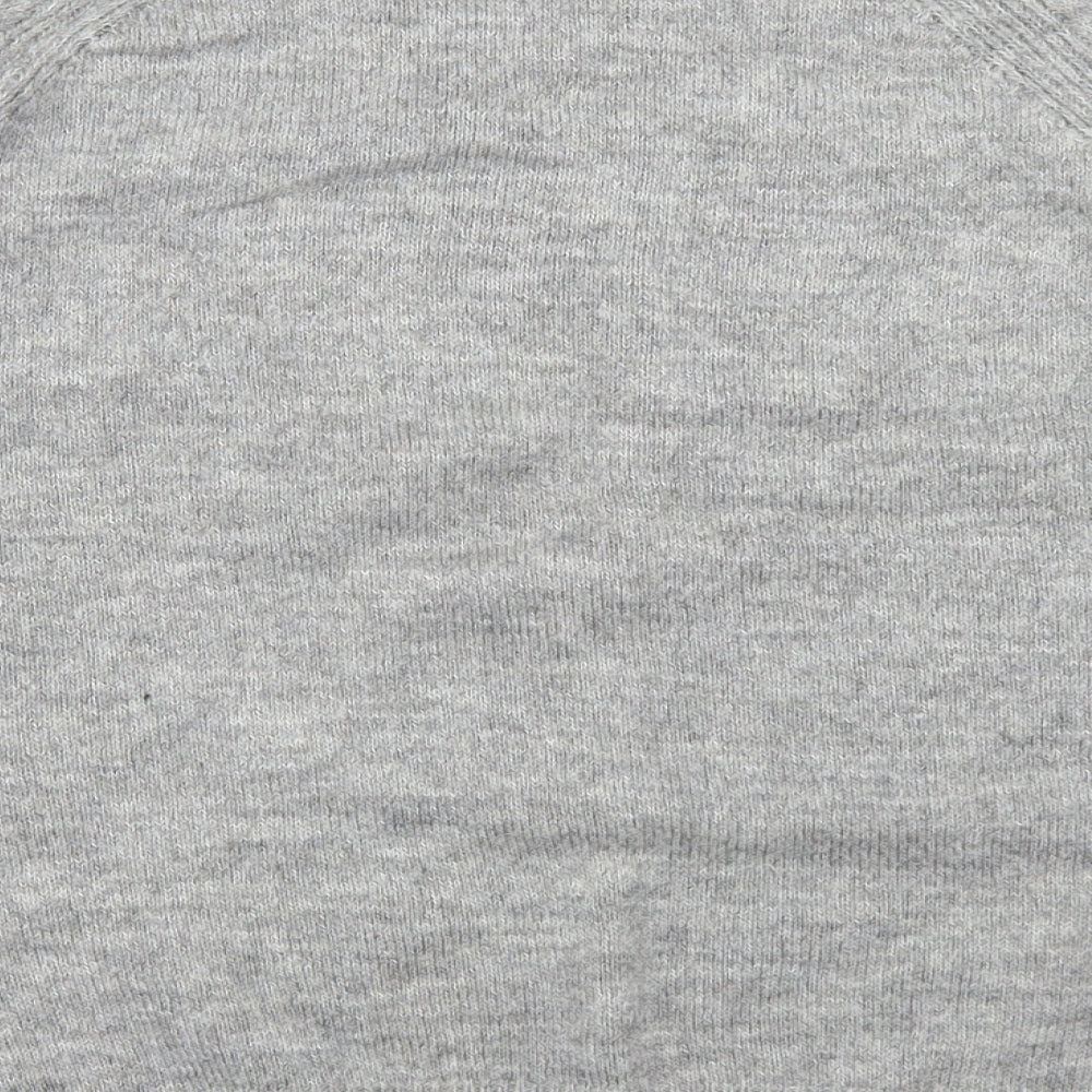 Primark Womens Grey Crew Neck Acrylic Pullover Jumper Size L