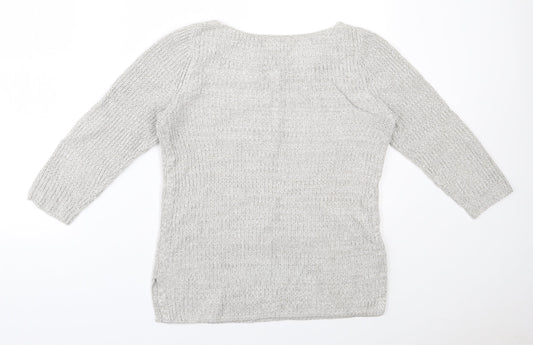 Womens UK Size XS Old Navy Grey Pullover Jumper
