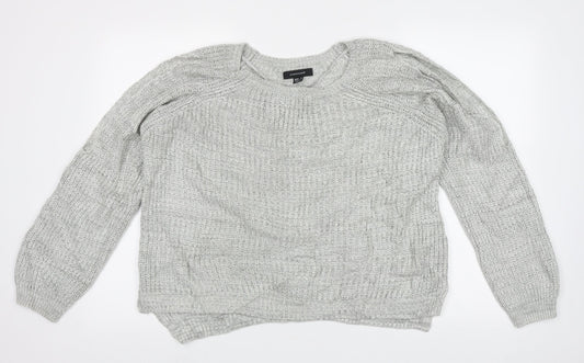 Womens UK Size 12 Atmosphere Grey Pullover Jumper