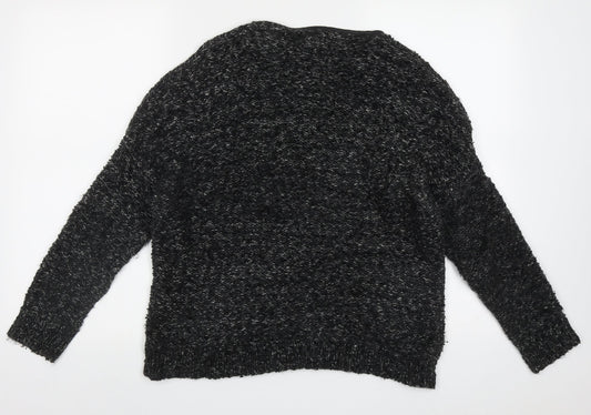 Womens UK Size M Katsumi Black Pullover Jumper