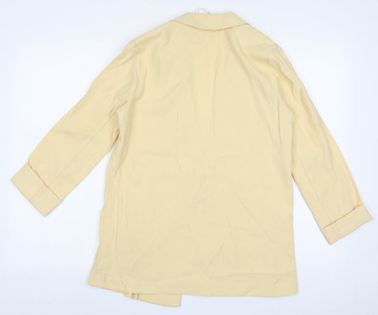 Primark Womens Yellow Jacket Blazer Size 6