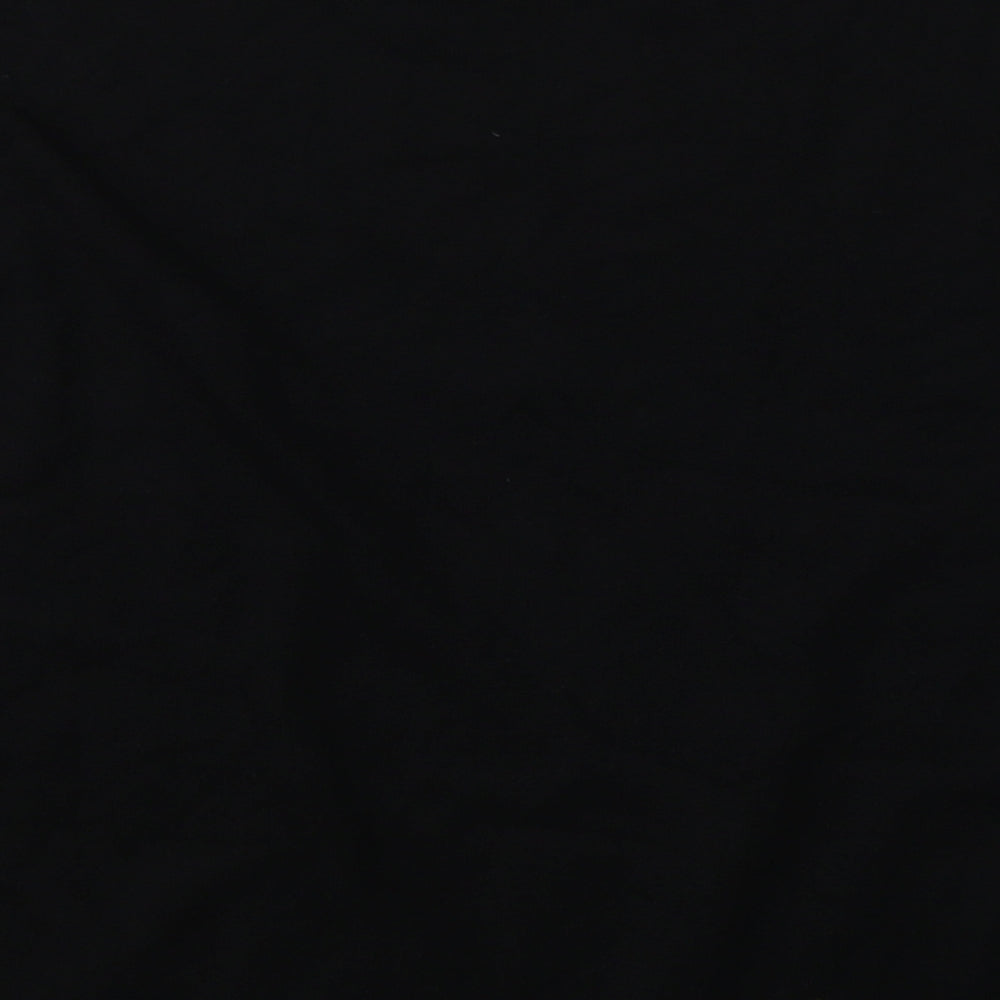 Brand and care label for George women’s black round neck viscose jumper, size UK 18