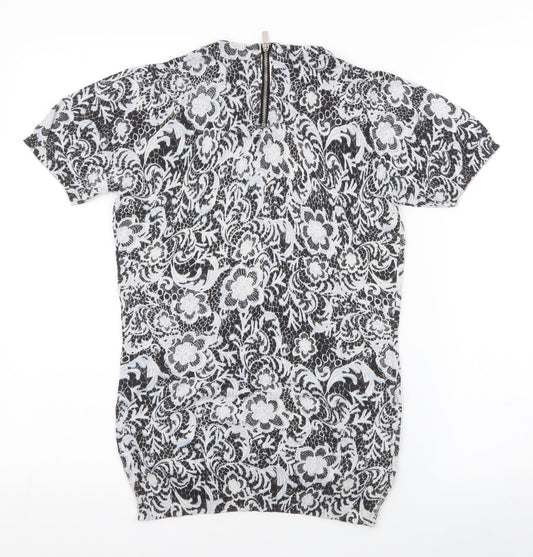 Womens UK Size 6 NEXT Multicoloured Jersey T-Shirt