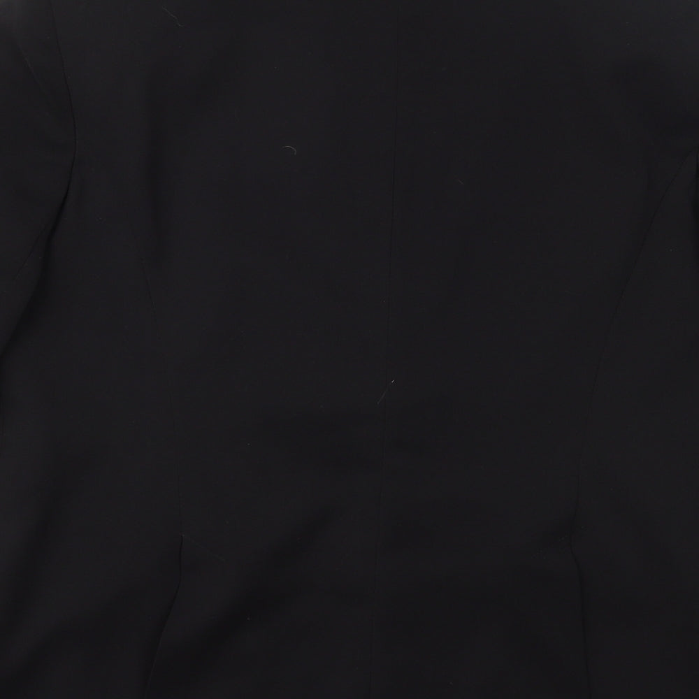 Womens UK Size 14 AMARANTO Regular Black Suit Jacket