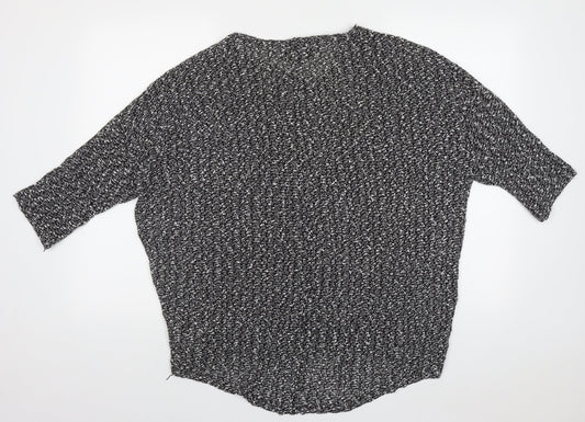 Womens UK Size 14 New Look Black Pullover Jumper