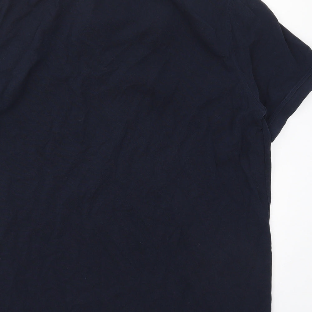 BALDESSARINI Mens Blue Polo Size XL Collared Pullover