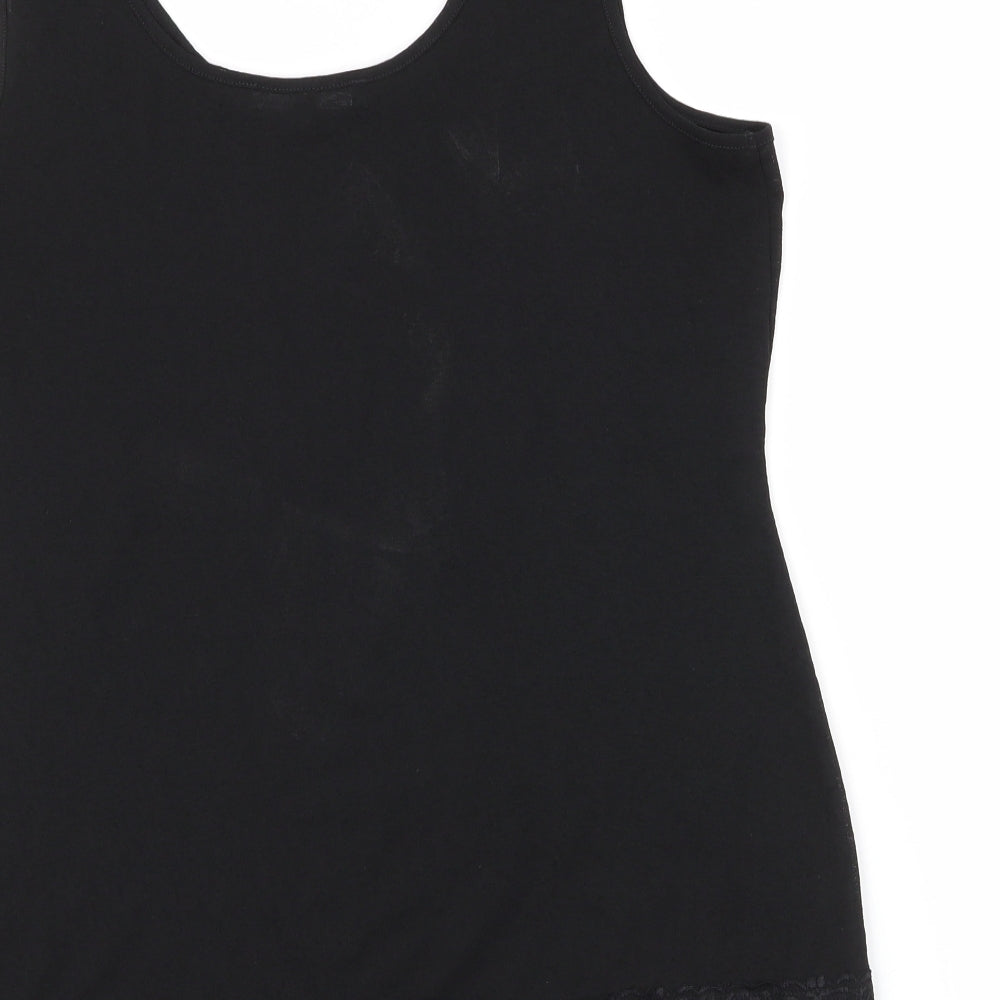 Womens UK Size 12 NEXT Black Basic Tank