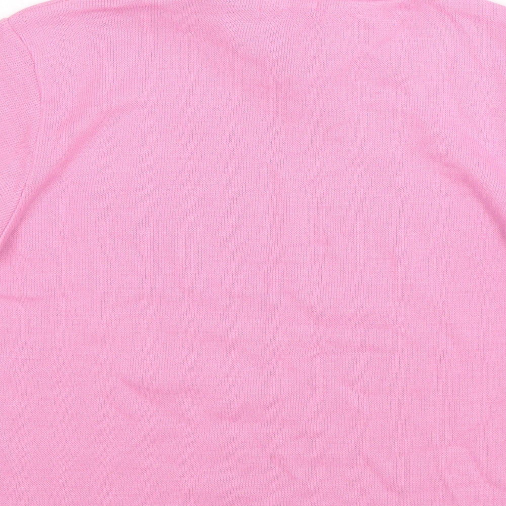 Womens UK Size M Ellie Louise Pink Pullover Jumper