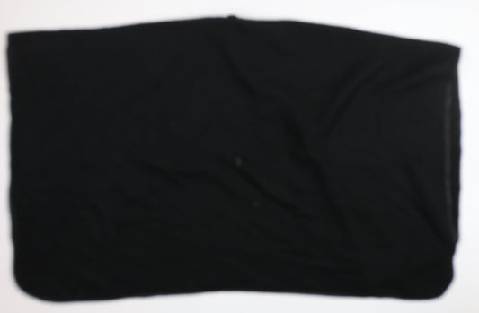 Womens UK Size One Size Preworn Black Cape Jumper