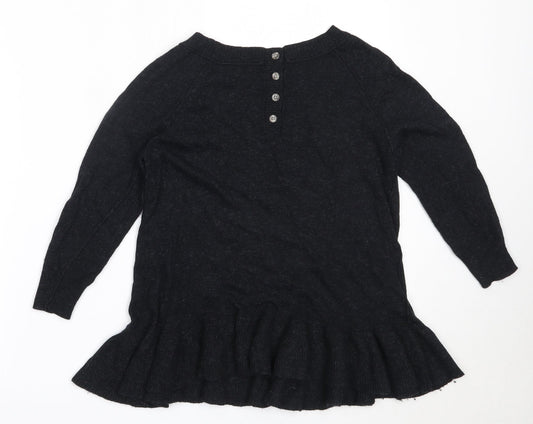 Womens UK Size 6 Topshop Black Pullover Jumper