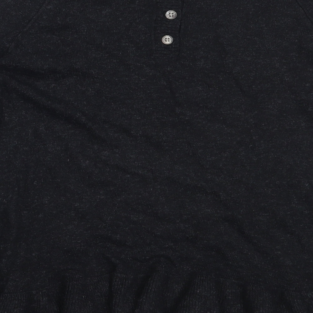 Womens UK Size 6 Topshop Black Pullover Jumper