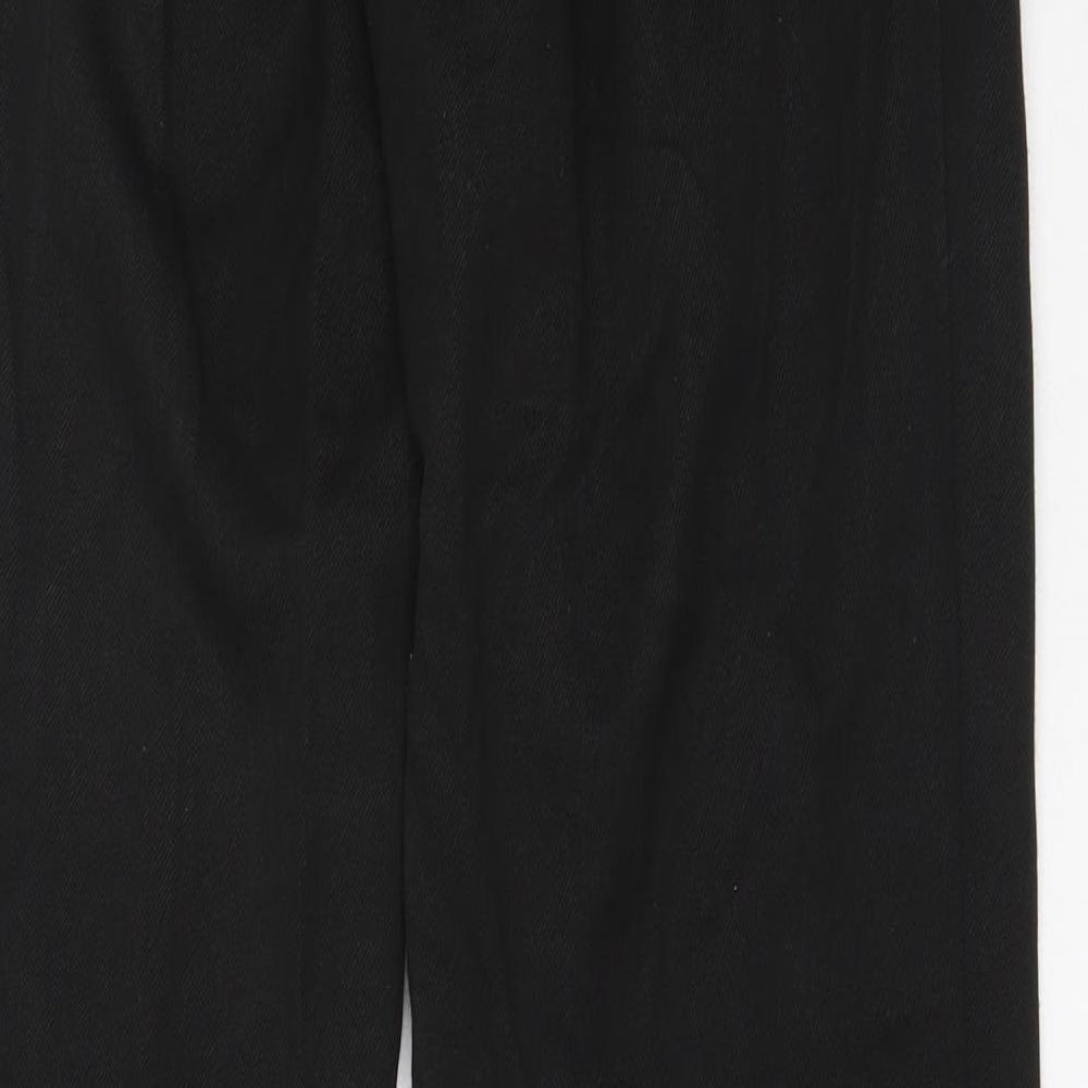 Whites Boys Black Polyester Dress Pants Trousers Size 11 Years Regular - school