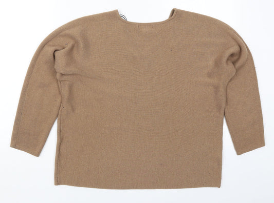Womens UK Size S H&M Brown Pullover Jumper