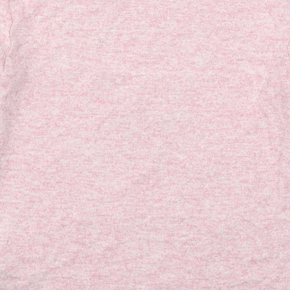 Primark Girls Pink Viscose Basic T-Shirt Size 9-10 Years Round Neck Pullover - Embrace Your Inner Unicorn