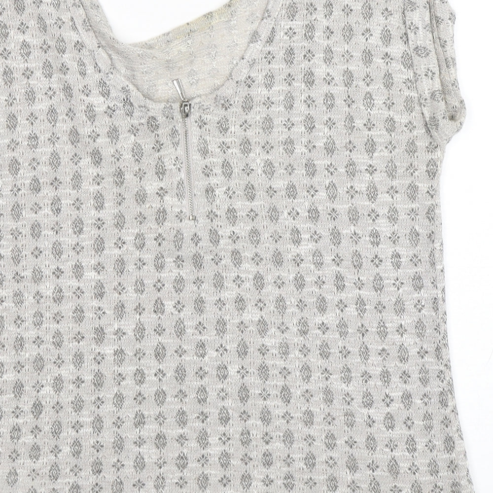 Womens UK Size 10 New Look Grey Pullover Jumper