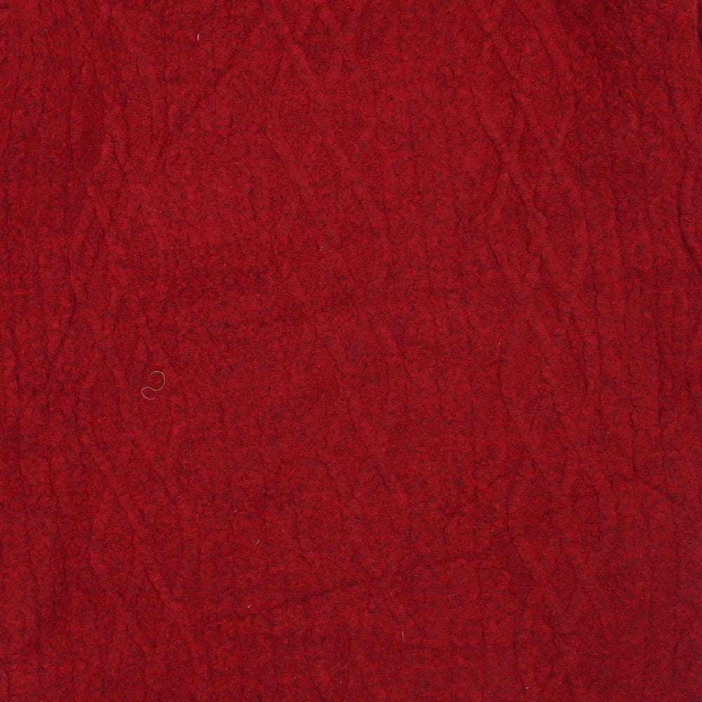 Womens UK Size M Zara Red Pullover Jumper
