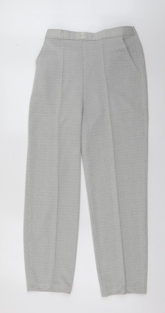Womens UK Size 12 St Michael Regular Fit Grey Trousers